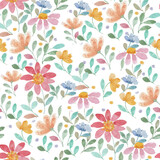 cute floral seamless pattern
