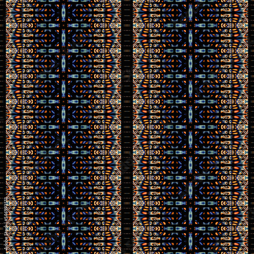 3d effect - abstract mosaic style pattern