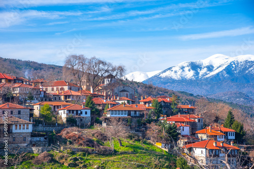 The old historical village of Palaios Panteleimonas near Platamonas, Pieria, Greece