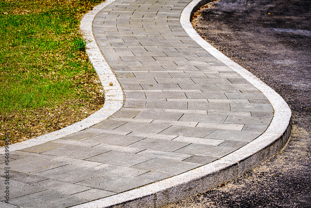 Obraz premium sidewalk construction