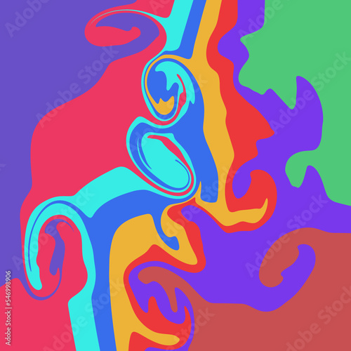 Aesthetic Background Fulcolor Paint Abstract