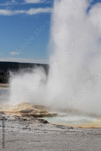 water geyser erupting