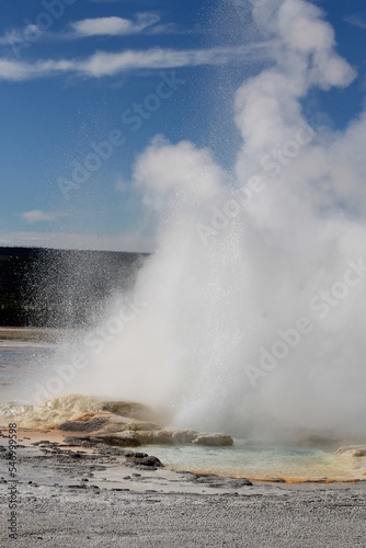 water geyser erupting