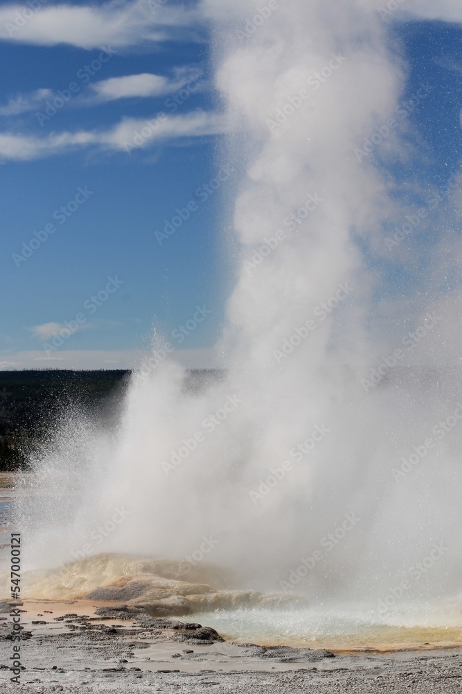 water geyser erupting