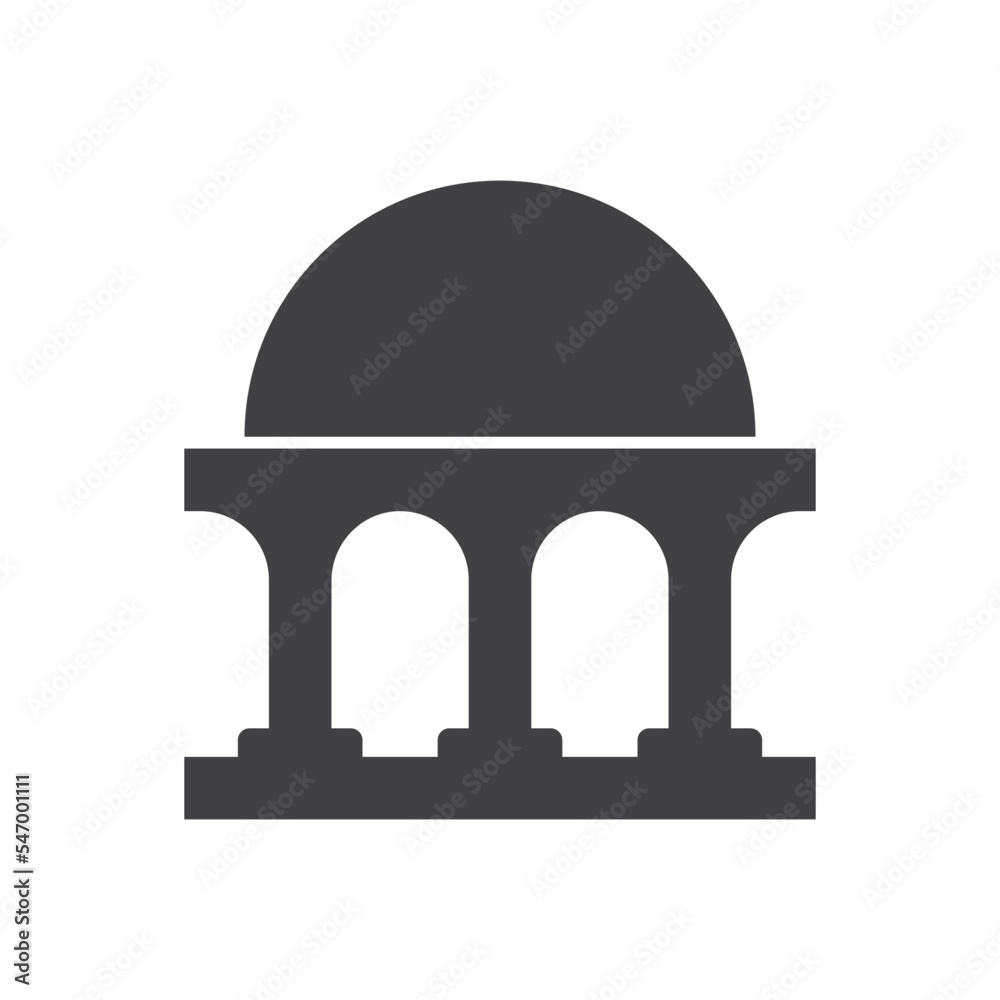 Government Building Icon - Bank Icon