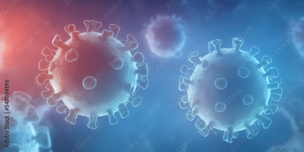 Covid-19 Flu Cold RSV Covid Virus Molecule Covid-19 Flu Cold RSV Covid Virus Molecule