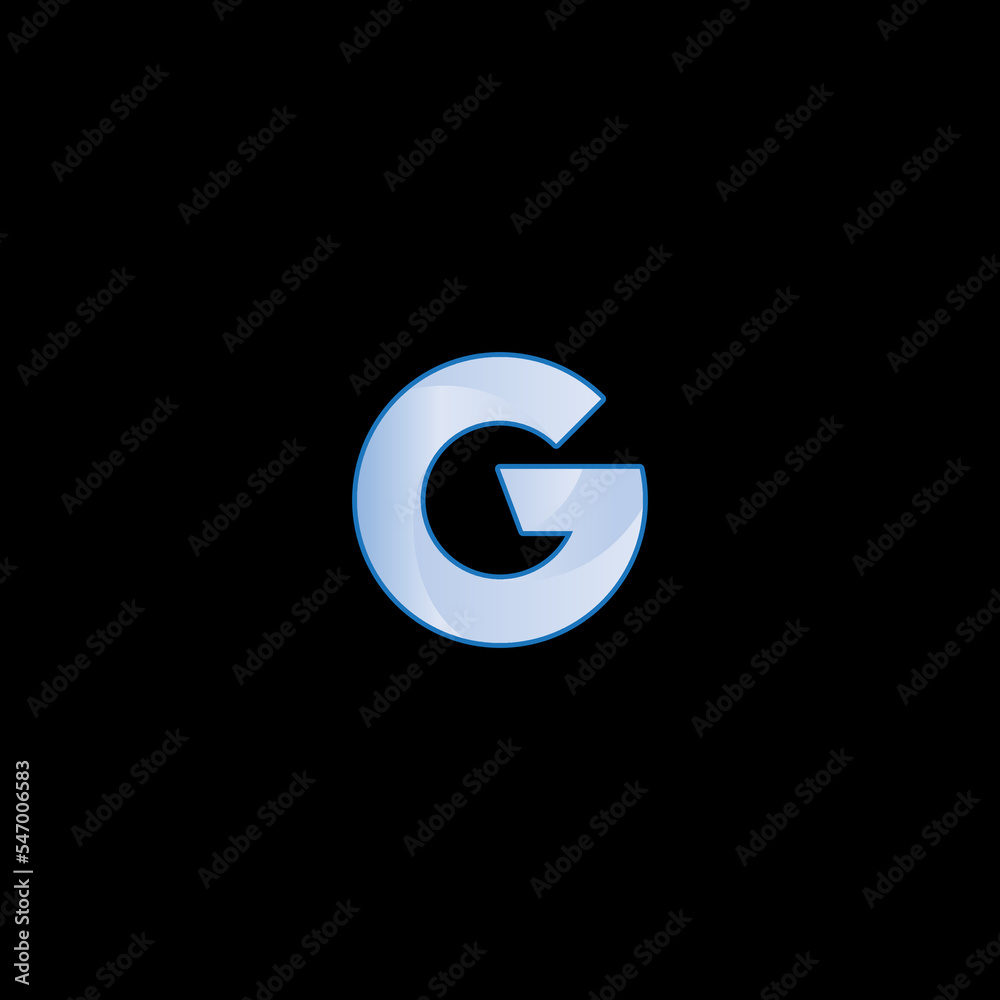 Initial G letter logo vector design template. The letter G logo is suitable for business logos Initial G letter logo vector design template. The letter G logo is suitable for business logos
