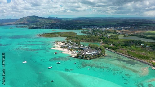 Wallpaper Mural The best sandy beach on the planet with turquoise, warm water, green palm trees and the best tourist service. The Hawaiian Islands are the most heavenly place in the world. Drone view Torontodigital.ca