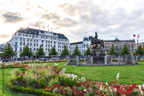 kongens nytorv park in copenhagen denmark