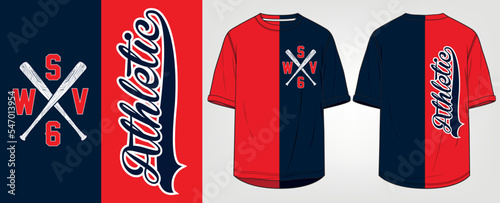 Knit made of cotton. collar and short sleeves. Rib trim. bicolor t shirt. logo slogan graphic. retro print athletic. baseballa t shirt. sport collection