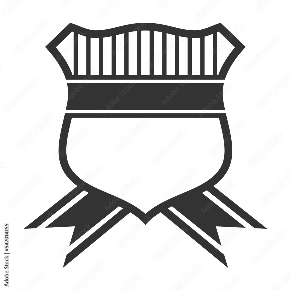 emblem blank template logo Icon Illustration Brand Identity Stock ...