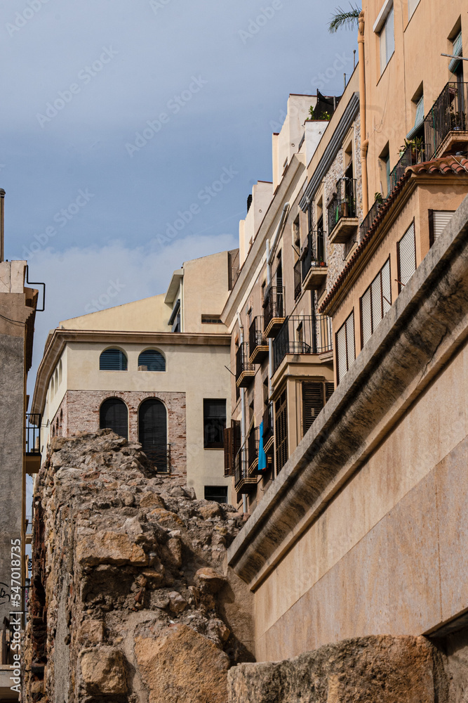 Tarragona Catalonia Street Architecture Close-Up