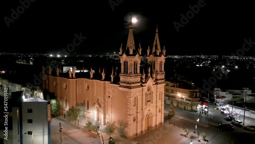 Drone shot of the Temple of Immaculate Conception in Aguascalientes photo