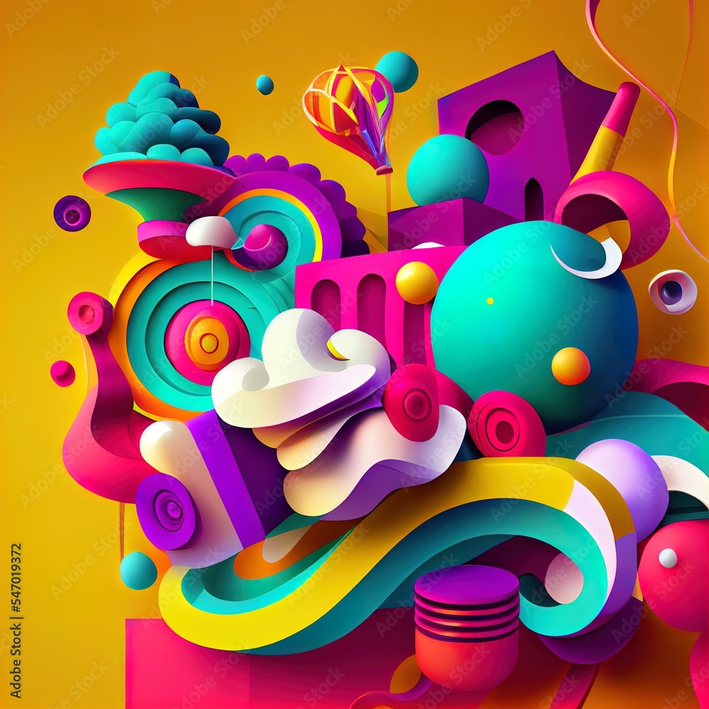 Obraz premium Abstract 3D design background