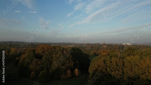 sunset in the mountains