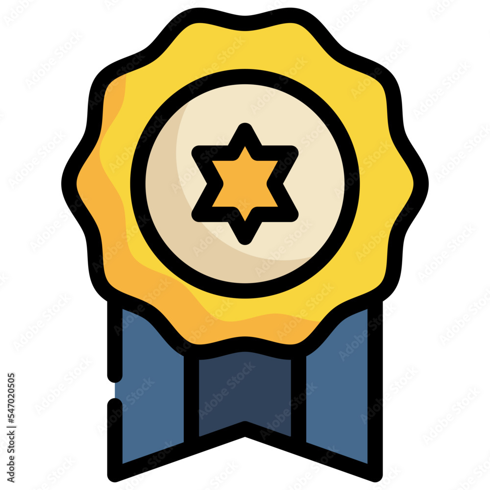 reward badge winner prize icon filled outline reward badge winner prize icon filled outline