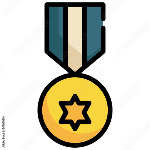 success winner prize reward icon filled outline