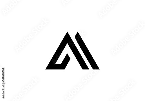 Free Download initial letter logo MA initial company icon business logo background illustration - GFXLoad