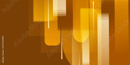 Futuristic Product Stage with Gold. Glossy Architectural Background. Gold background