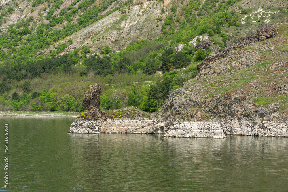 Landscape of Studen Kladenets Reservoir, Bulgaria