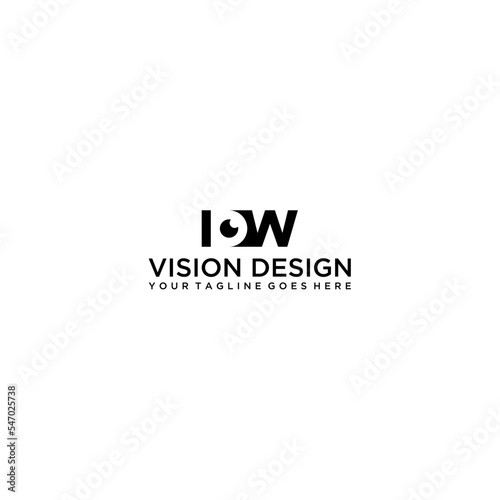 IDW initial and vision logo design