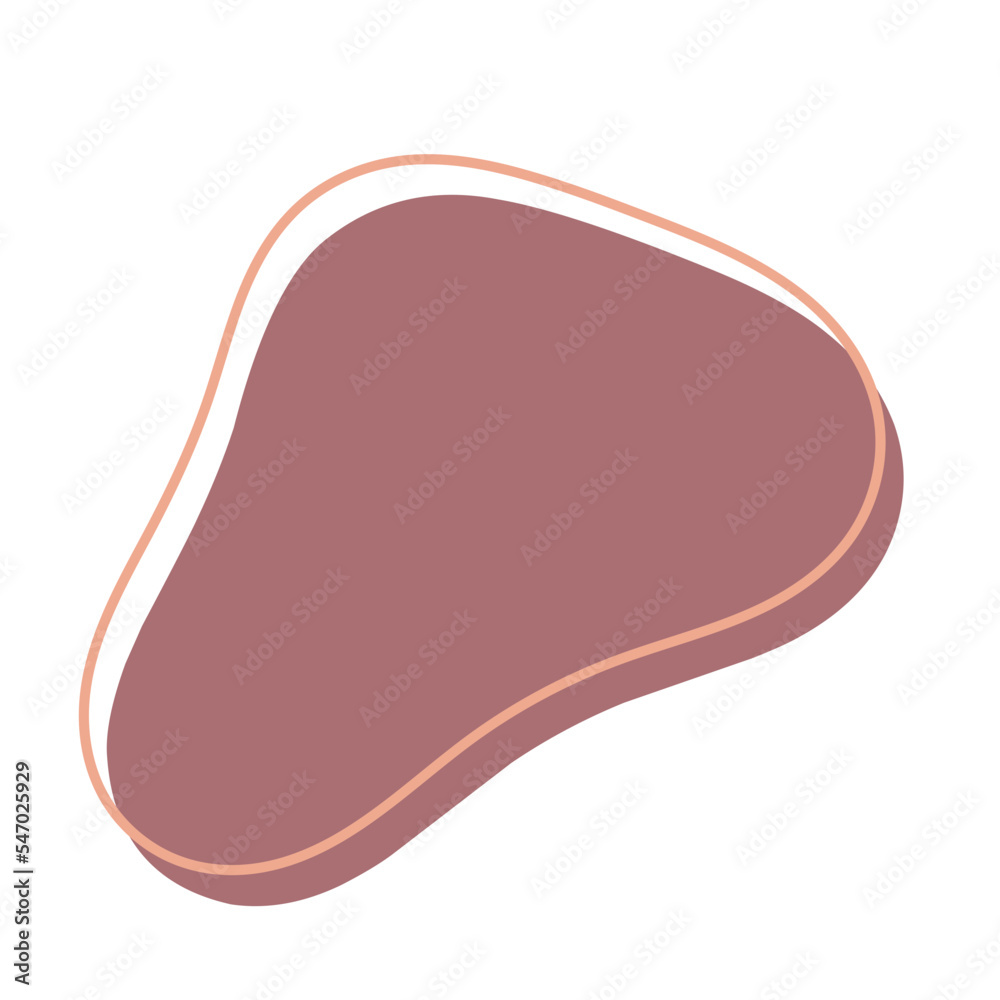 Aesthetic abstract Blob shape and line Aesthetic abstract Blob shape and line