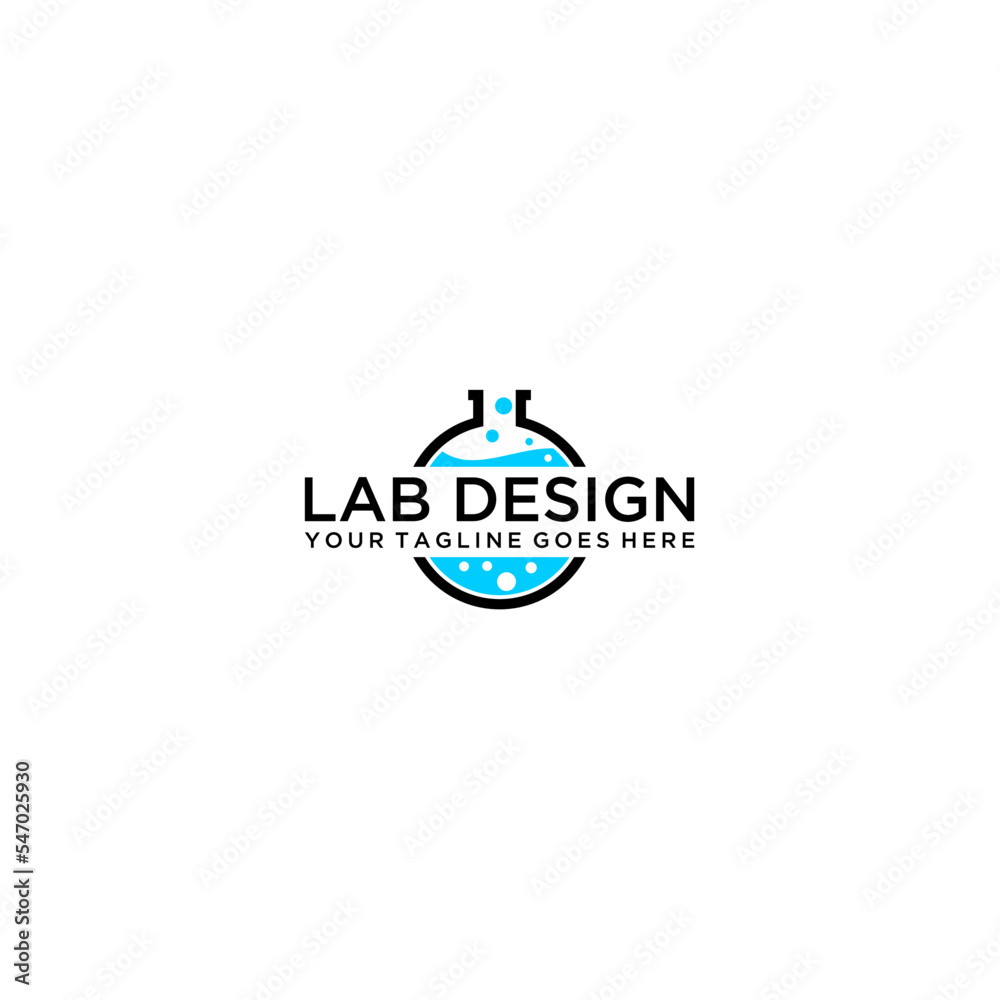 logo lab for your company's business icon