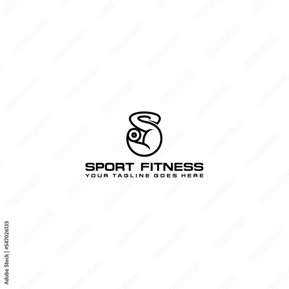 gym S letter logo design gym S letter logo design