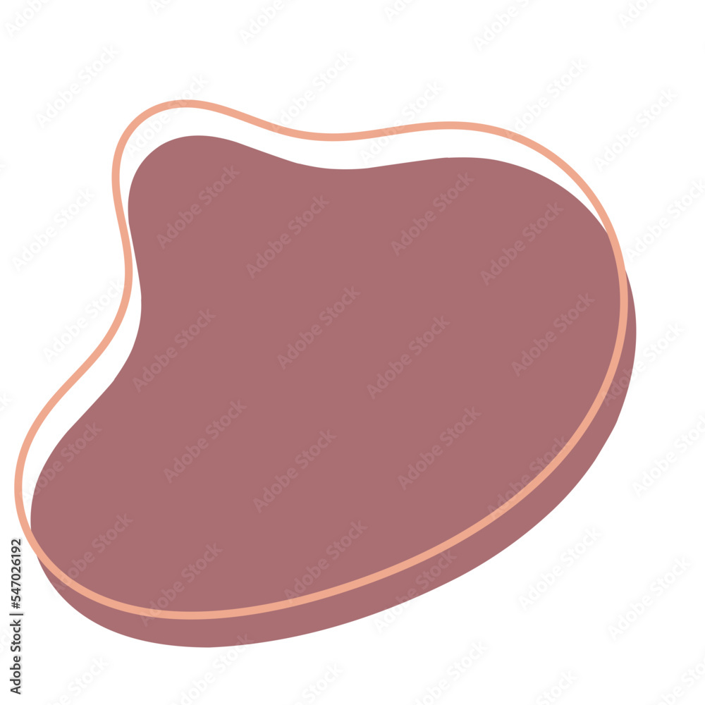 Aesthetic abstract Blob shape and line Aesthetic abstract Blob shape and line