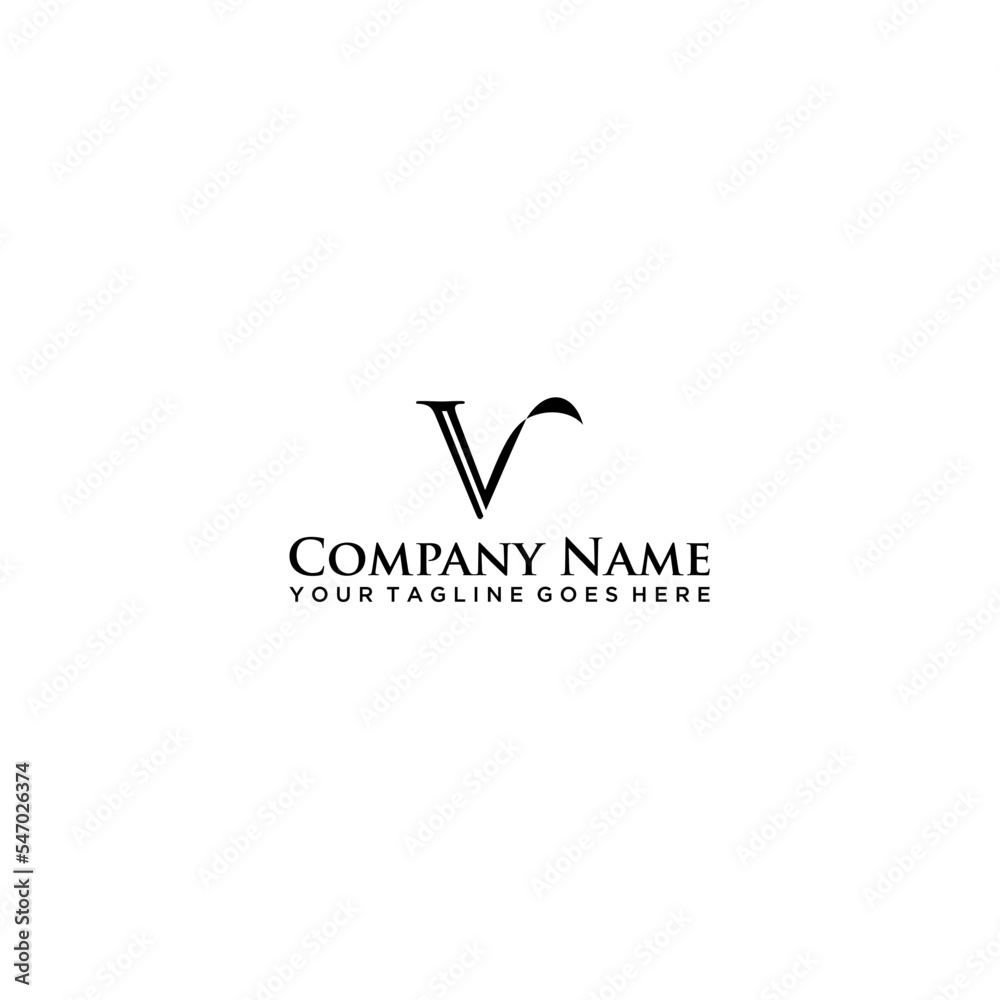 Modern creative V Logo Design and template. Modern creative V Logo Design and template.