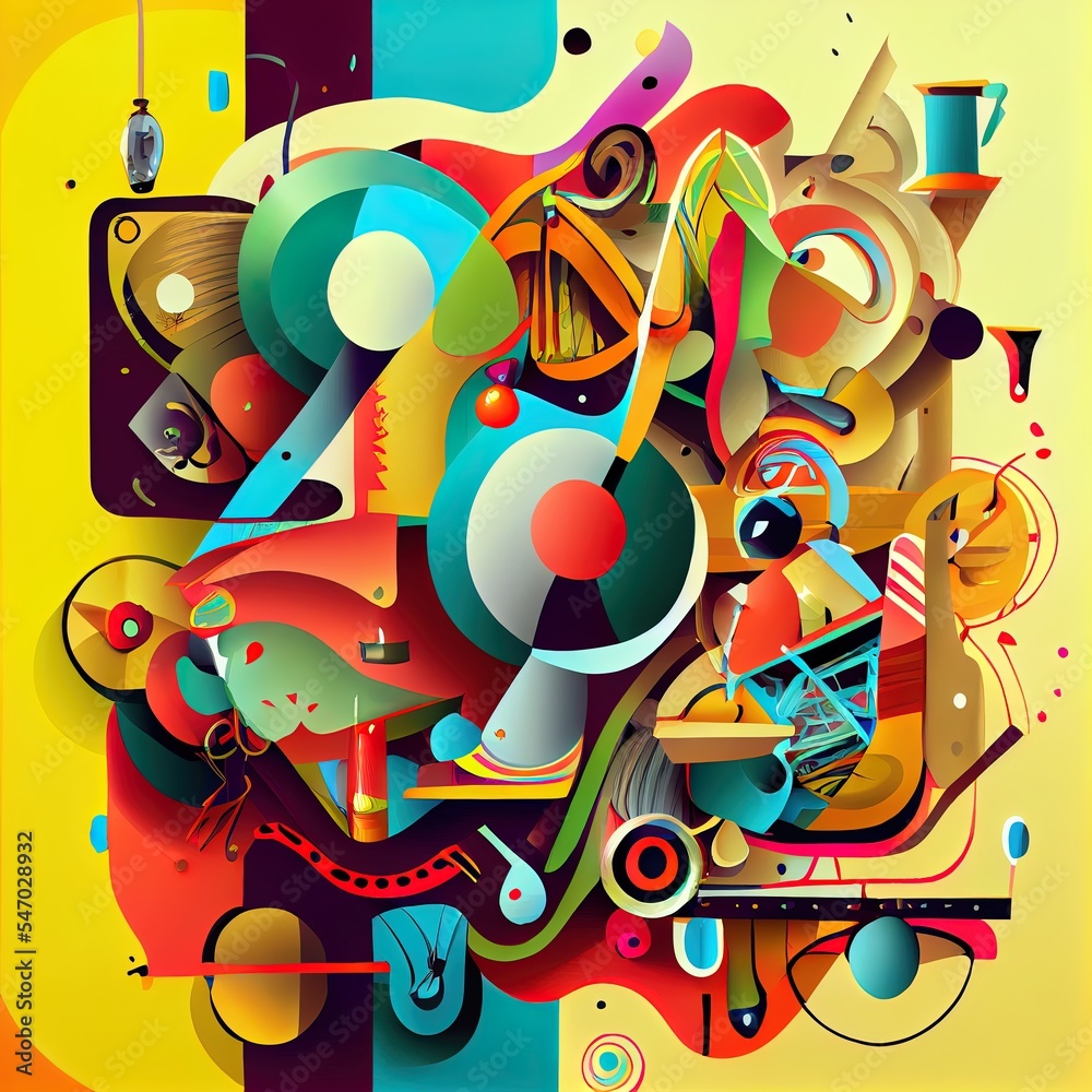 abstract design composition