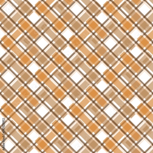 Autumn color tone pattern new design background mix with plaid and stripes. 