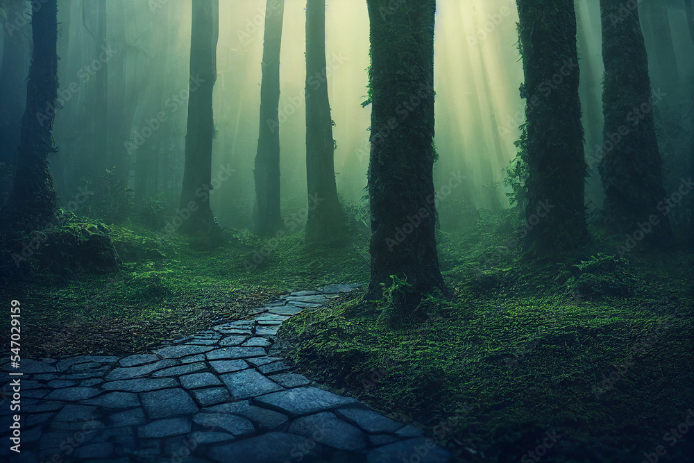 Fototapeta premium morning in the forest