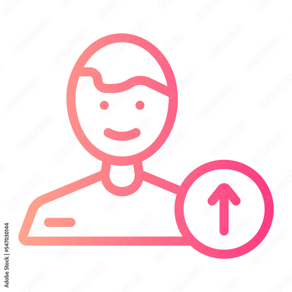 career promotion gradient icon career promotion gradient icon