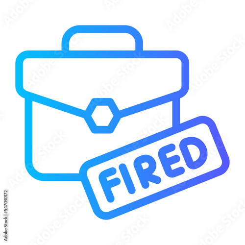 fired gradient icon