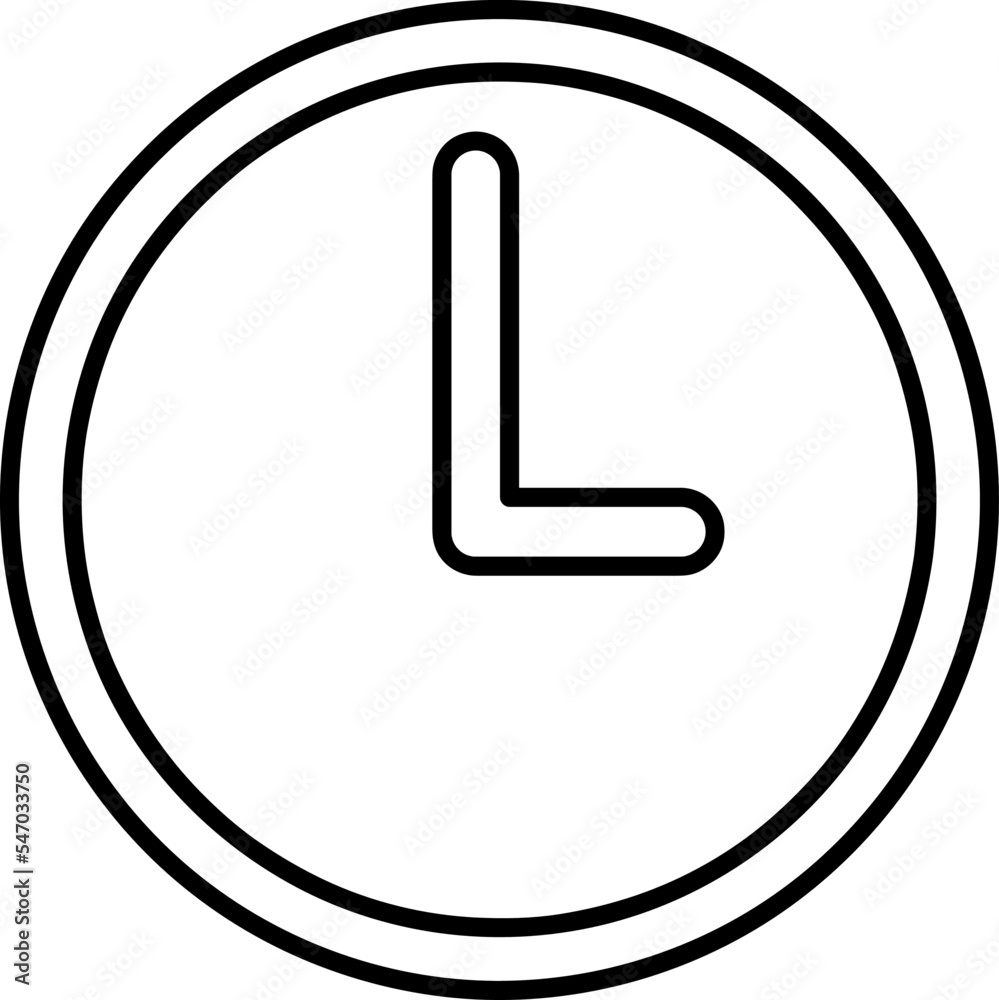 Clock icon in trendy flat style isolated on background. Clock icon page symbol for your web site design Clock icon logo, app Clock icon in trendy flat style isolated on background. Clock icon page symbol for your web site design Clock icon logo, app