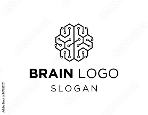 Logo about Brain on a white background. created using the CorelDraw application.