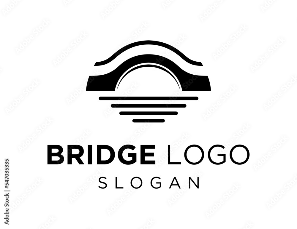 Logo about Bridge on a white background. created using the CorelDraw application.