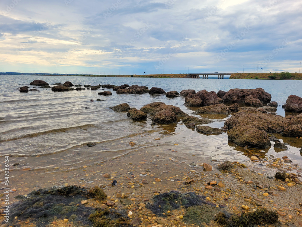 View of the Tocantins River, Palmas - Brazil.