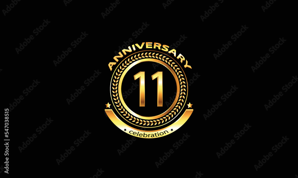 11 anniversary celebration. 11th anniversary celebration. 11 year anniversary celebration logo with black background. 11 anniversary celebration. 11th anniversary celebration. 11 year anniversary celebration logo with black background.