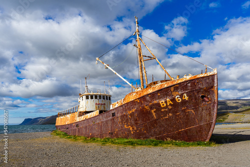 Garðar BA 64 Shipwreck, Westfjords Iceland © Ziven Anderson