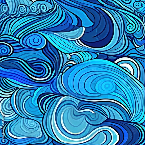 Blue abstract background