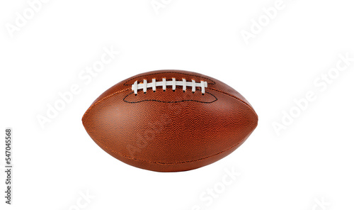 American football for collegiate or professional games on transparent background 
