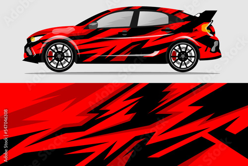 Vector background for car wrap decal attractive illustration