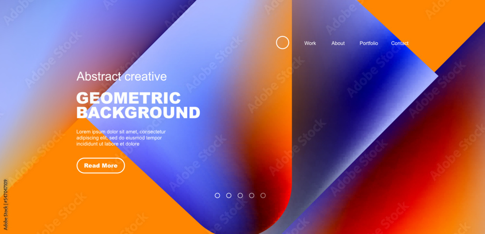 Liquid shapes with flowing gradient colors. Geometric circle round triangles. Vector illustration for wallpaper, banner, background, leaflet, catalog, cover, flyer Liquid shapes with flowing gradient colors. Geometric circle round triangles. Vector illustration for wallpaper, banner, background, leaflet, catalog, cover, flyer