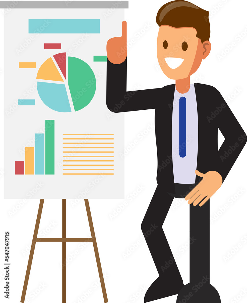 Businessman character In the office set ,Vector illustration Businessman character In the office set ,Vector illustration