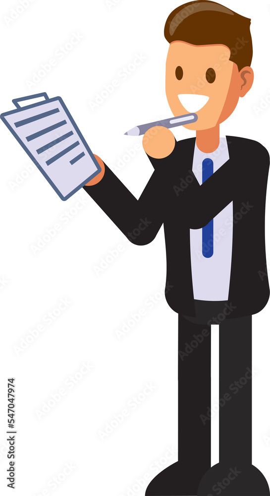 Businessman character In the office set ,Vector illustration Businessman character In the office set ,Vector illustration