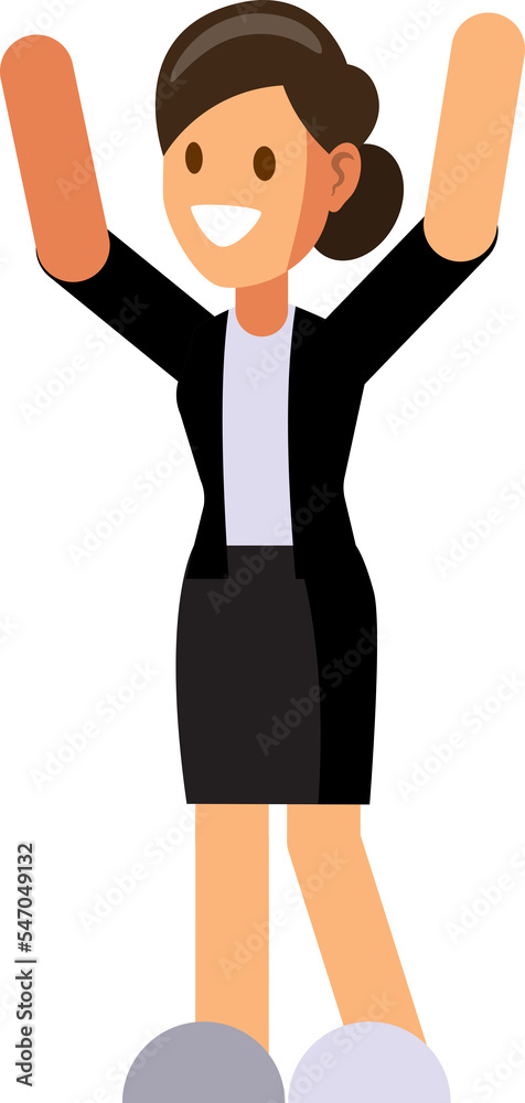 Businesswoman character In the office set ,Vector illustration Businesswoman character In the office set ,Vector illustration