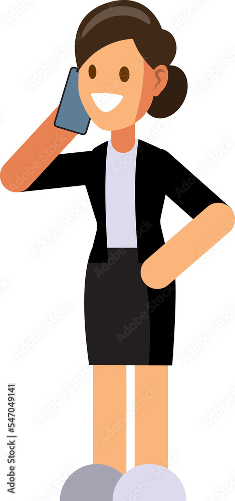 Businesswoman character In the office set ,Vector illustration Businesswoman character In the office set ,Vector illustration