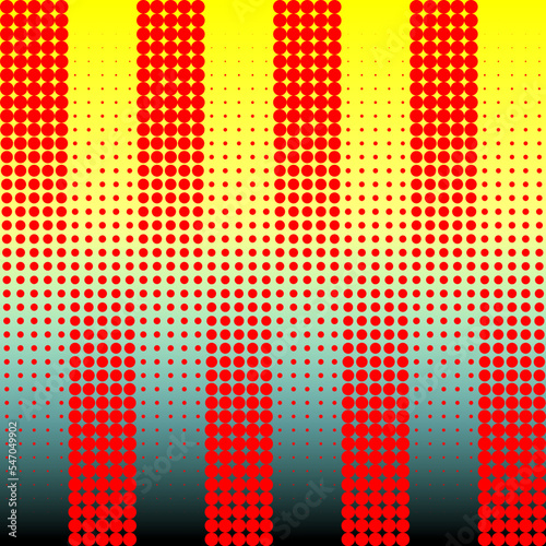 Seamless illustration of halftone and gradient background or wallpaper. Format vector.